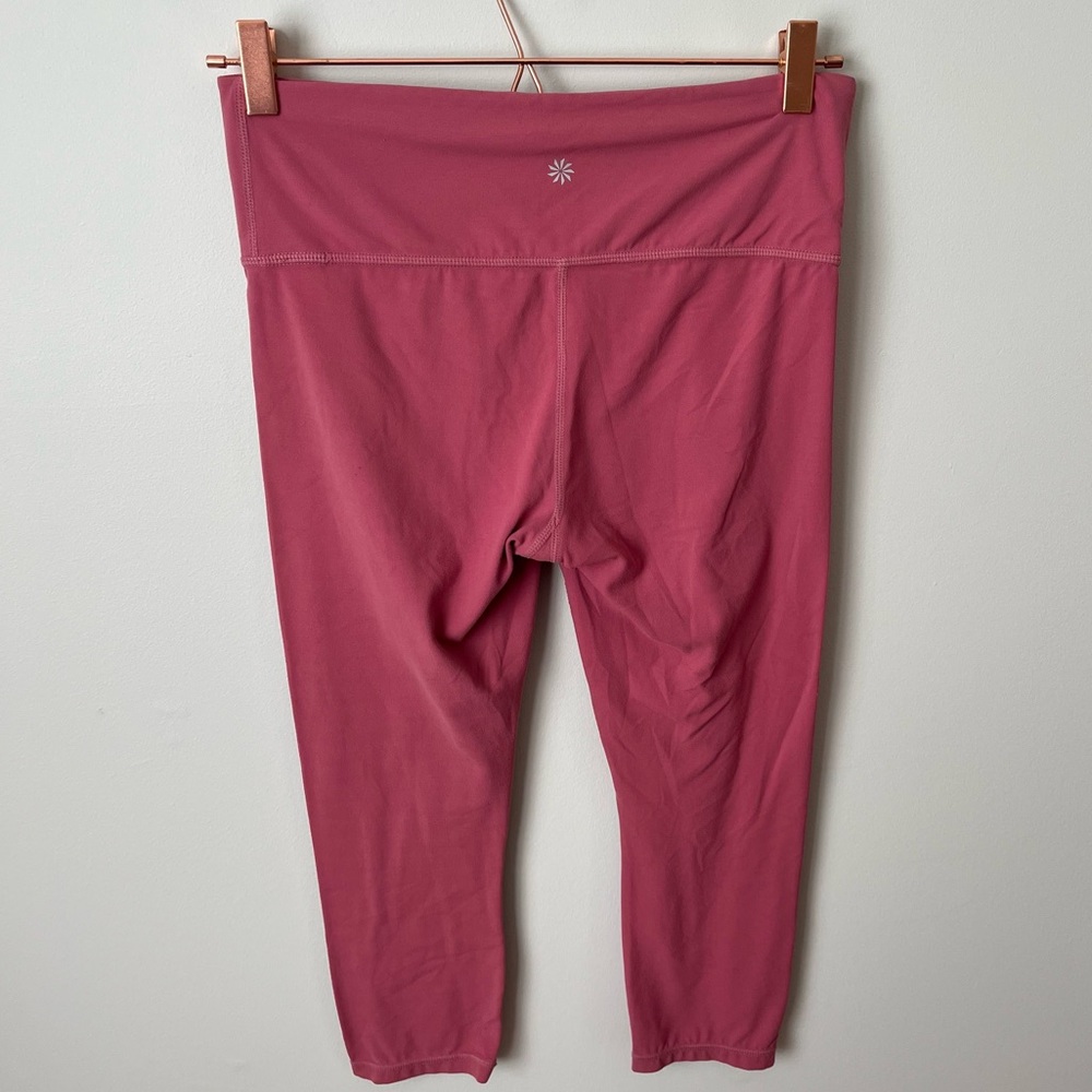 Pink Athleta Capri Leggings